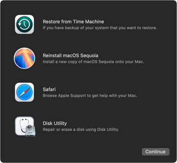 Apple Silicon Intel recovery